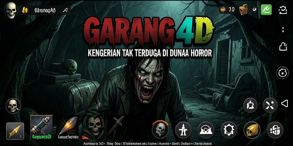 Screenshot gameplay GARANG4D menampilkan suasana mencekam dan penuh ketegangan.