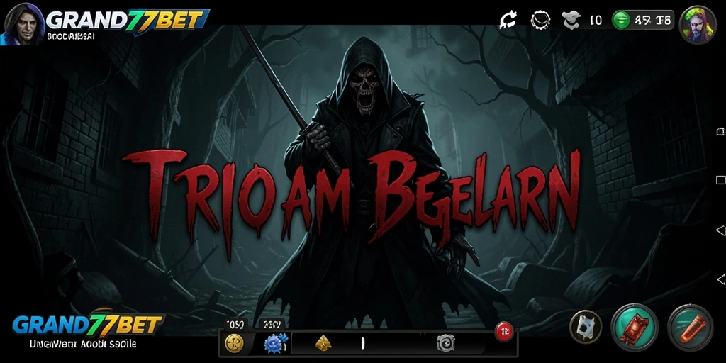 Tangkapan layar gameplay GRAND77BET yang menegangkan dan menakutkan.