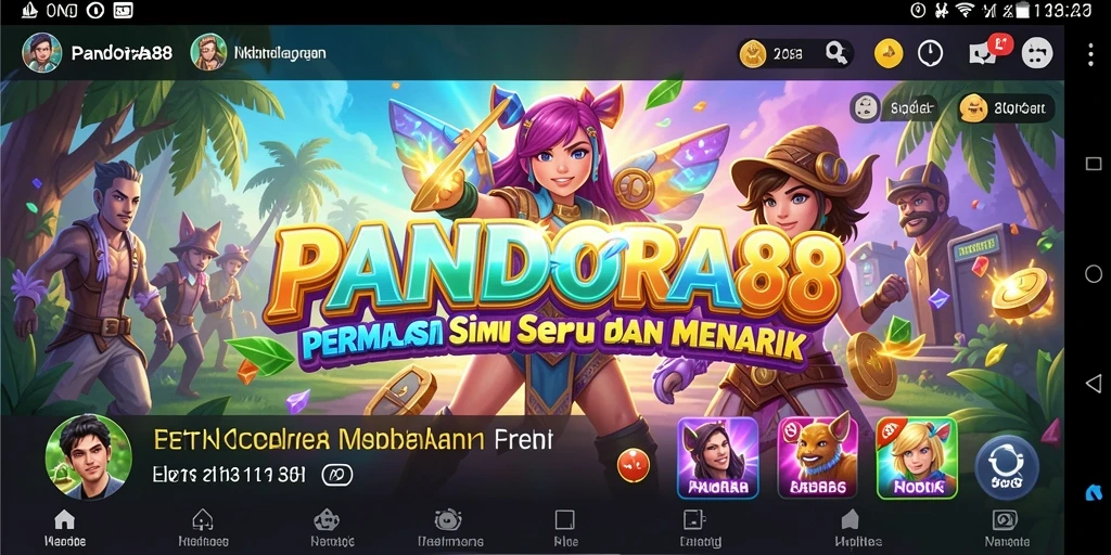 Screenshot PANDORA88 menunjukkan interaksi gameplay yang menarik.