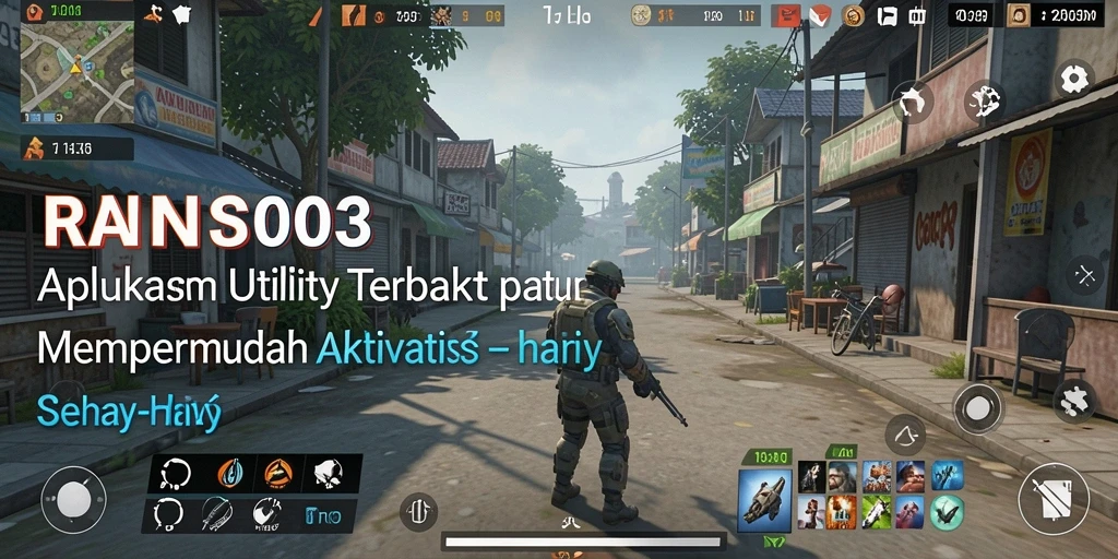 Screenshot RANS303 menampilkan fitur-fitur utama aplikasi Utility.