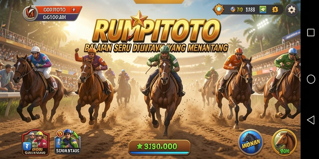 Tampilan menarik dari gameplay RUMPITOTO yang mendebarkan.