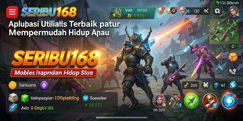 Tampilan antarmuka pengguna SERIBU168 yang intuitif dan mudah digunakan.