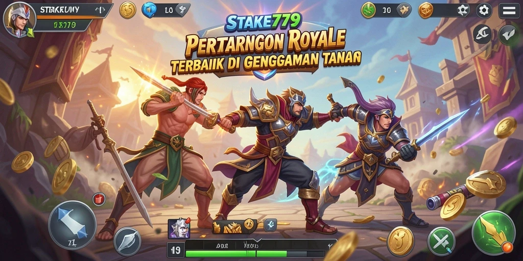 Tampilan gameplay STAKE779 dengan aksi pertarungan yang mendebarkan.