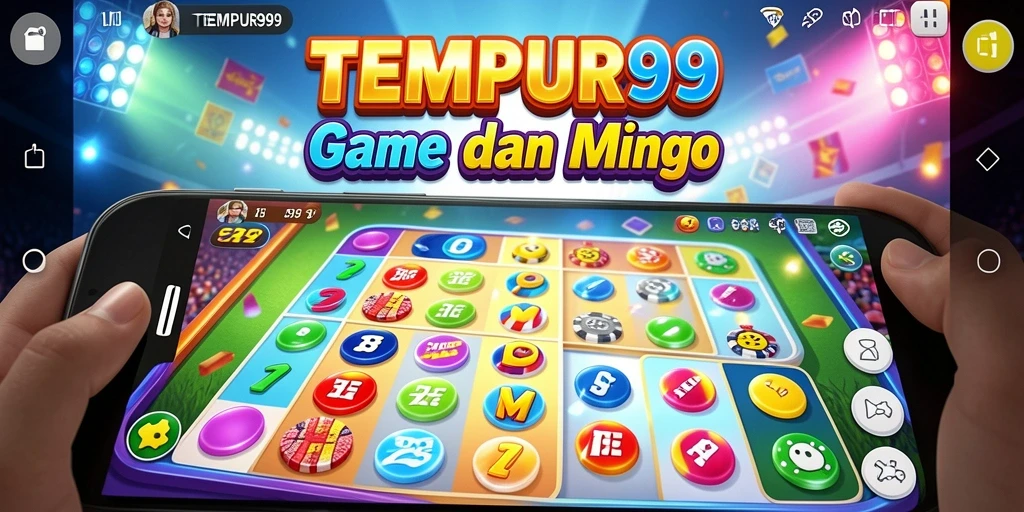 Gameplay Bingo yang menarik dan interaktif di TEMPUR99.
