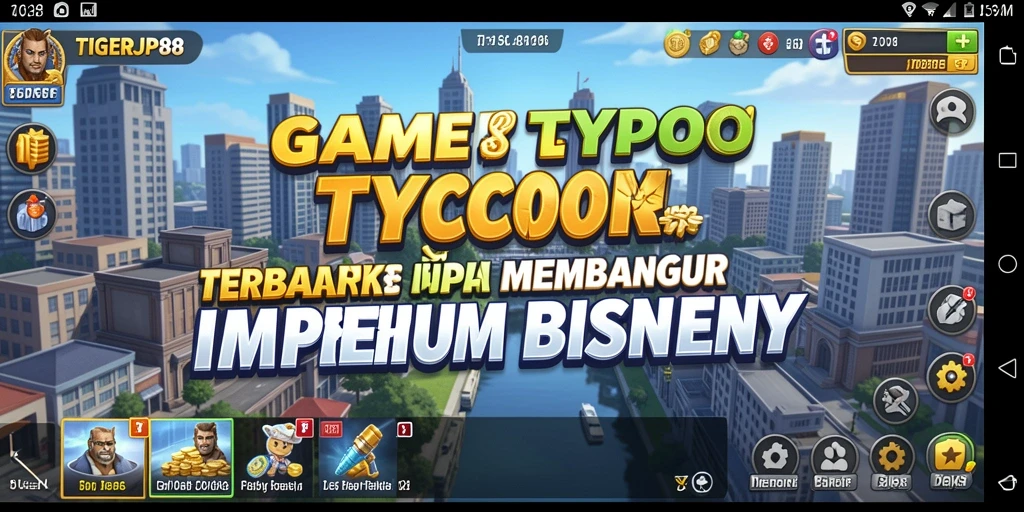 Tampilan gameplay TIGERJP88 yang penuh warna dan dinamis.