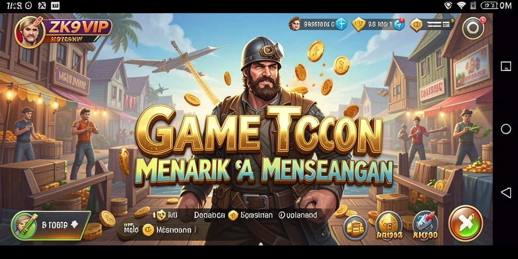 Tampilan menarik dari gameplay ZK9VIP yang penuh strategi Tycoon.